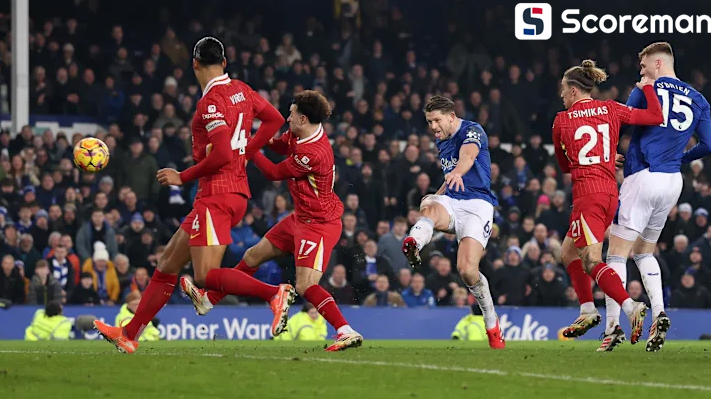 리버풀, 에버턴과 2-2 무승부…경기 종료 후 '난투극'